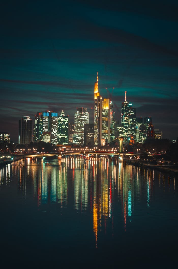 Photo of City Buildings During Night